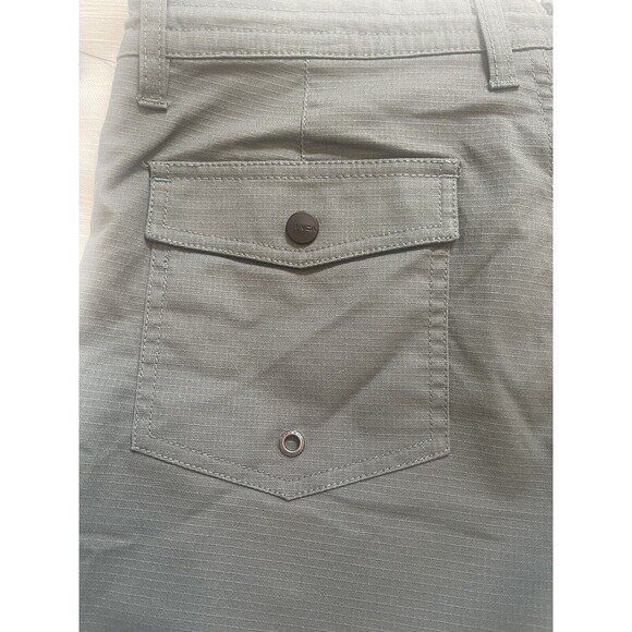 RVCA Hidden Drawstring 17” Cotton Polyester Blend Shorts In Dark Gray Sz 29 New - Picture 10 of 12